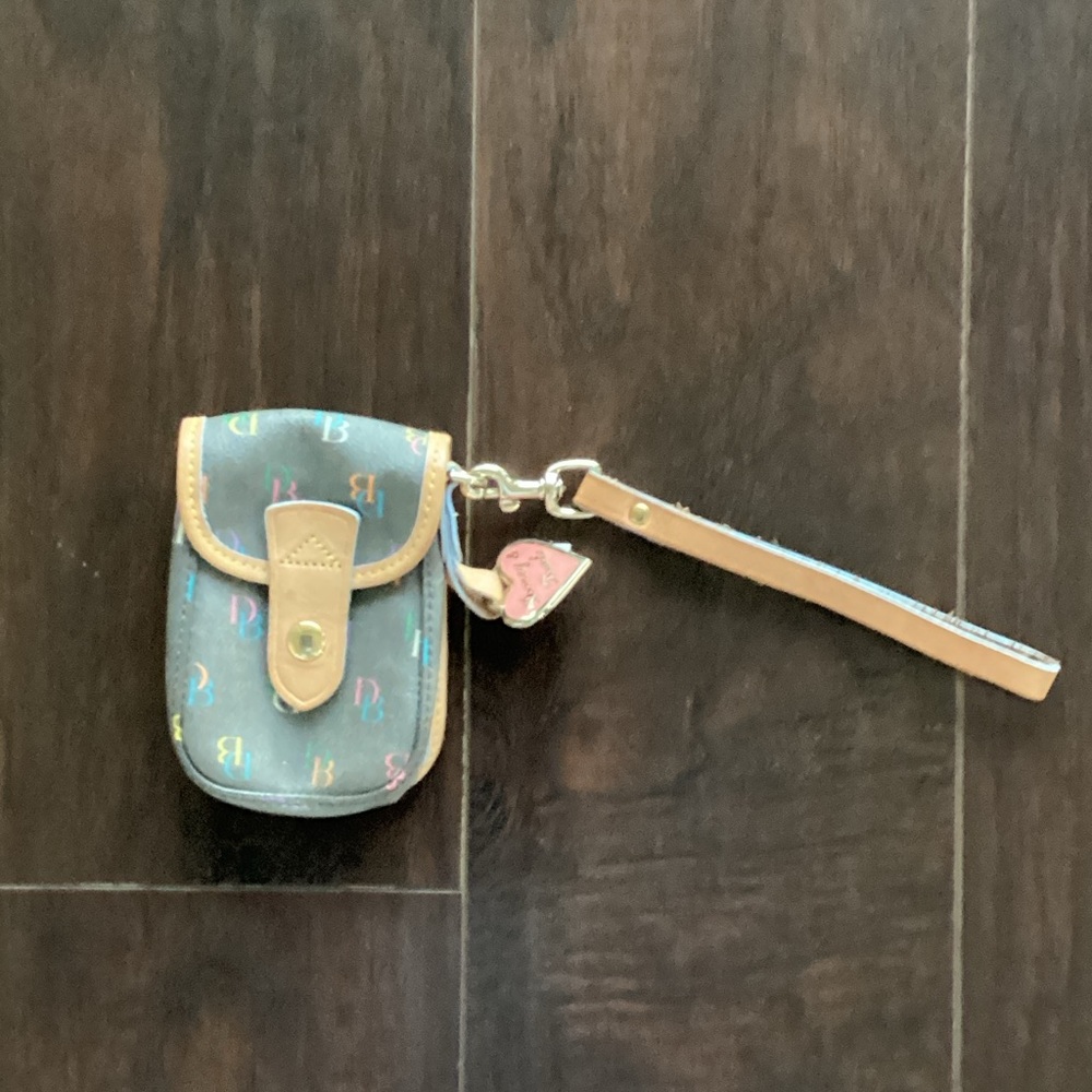 Dooney & Bourke Blue Multicolor Wristlet Phone Case